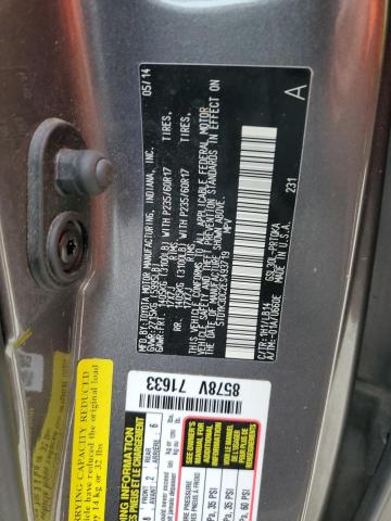 Photo 10 from auction – 2014 TOYOTA SIENNA XLE with VIN 5TDYK3DC2ES493719