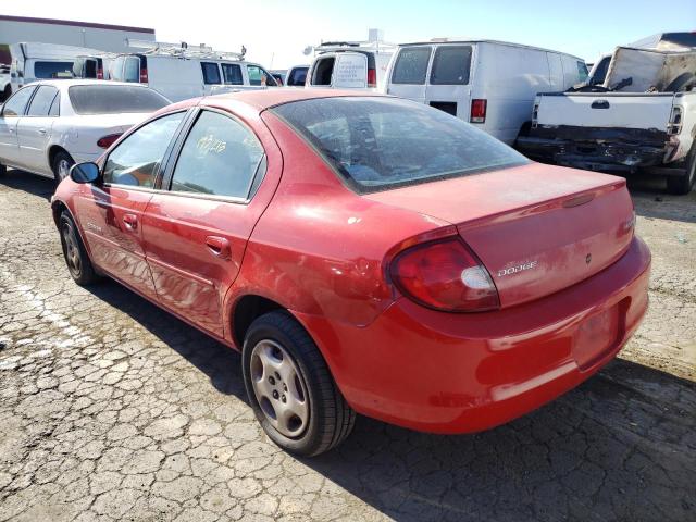 Photo 3 from auction – 2000 DODGE NEON BASE with VIN 1B3ES46C8YD503614