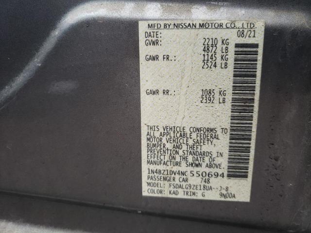 Photo 10 from auction – 2022 NISSAN LEAF SL PL with VIN 1N4BZ1DV4NC550694