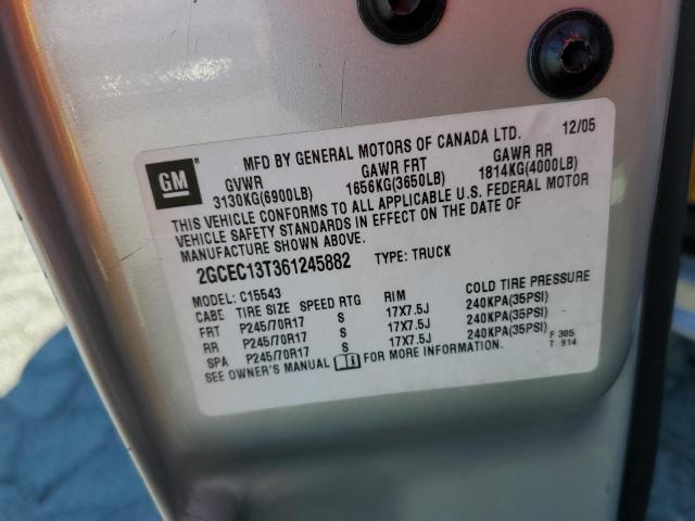 Photo 10 from auction – 2006 CHEVROLET SILVERADO with VIN 2GCEC13T361245882