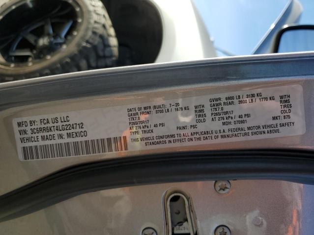 صورة رقم 10 من المزاد - 2020 RAM 1500 CLASS مع VIN 3C6RR6KT4LG224712