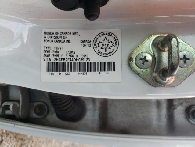Photo 10 from auction – 2013 HONDA CIVIC LX with VIN 2HGFB2F44DH039123