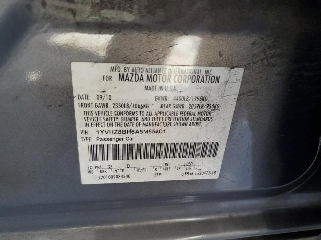 Photo 10 from auction – 2010 MAZDA 6 I with VIN 1YVHZ8BH6A5M55301