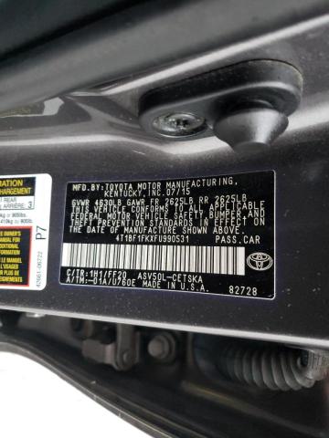 Photo 10 from auction – 2015 TOYOTA CAMRY LE with VIN 4T1BF1FKXFU990531