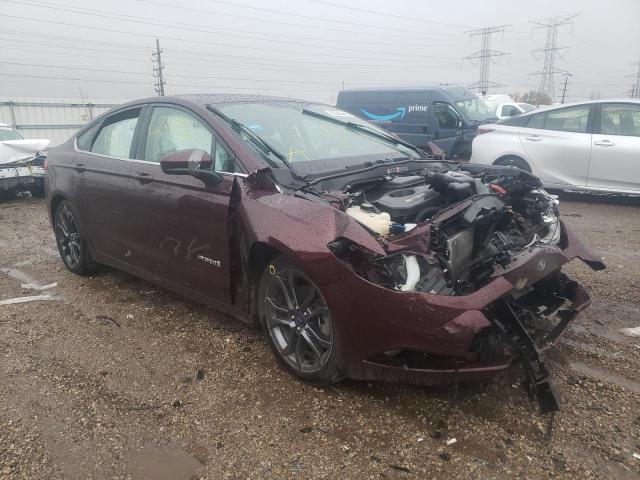 FORD FUSION 2018 with VIN 3FA6P0LU2JR120832 - Photo from auction