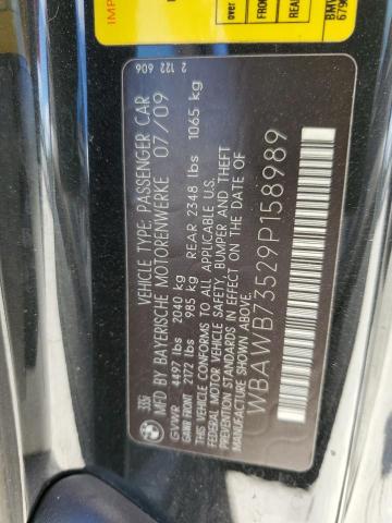 Photo 10 from auction – 2009 BMW 335 I with VIN WBAWB73529P158989
