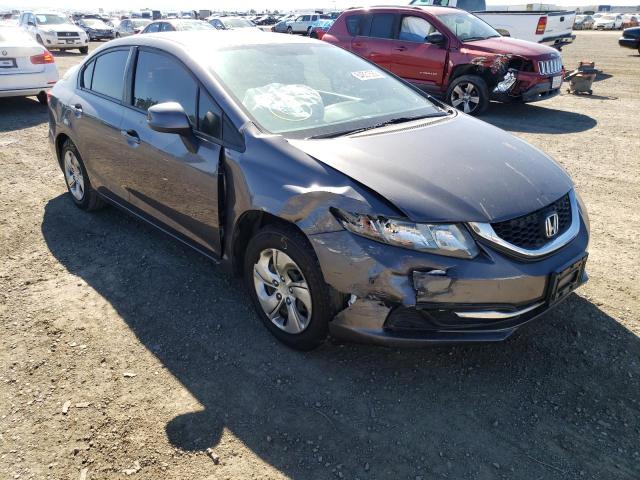 HONDA CIVIC LX 2014 with VIN 19XFB2F55EE210689 - Photo from auction