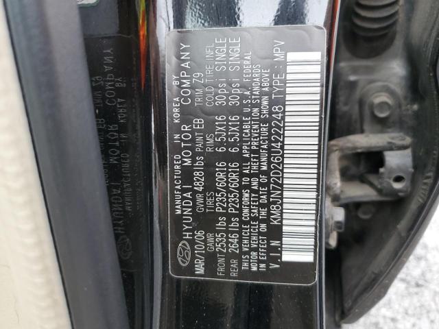 Photo 10 from auction – 2006 HYUNDAI TUCSON GLS with VIN KM8JN72D26U422248