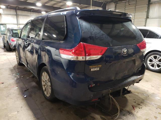 Photo 3 from auction – 2011 TOYOTA SIENNA XLE with VIN 5TDDK3DC5BS018933