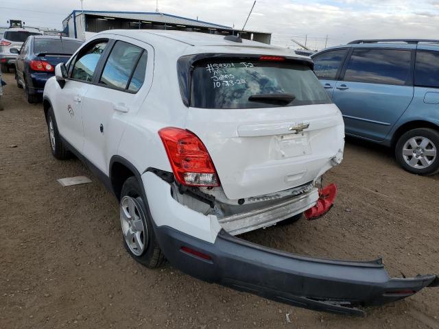 Photo 3 from auction – 2016 CHEVROLET TRAX LS with VIN 3GNCJNSB2GL152565