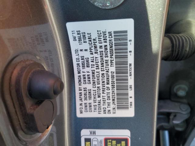 Photo 10 from auction – 2011 HONDA INSIGHT EX with VIN JHMZE2H76BS010012