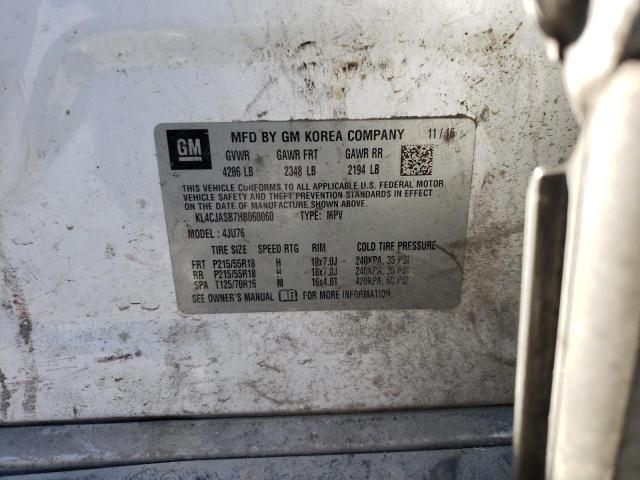 Photo 10 from auction – 2017 BUICK ENCORE PRE with VIN KL4CJASB7HB060060
