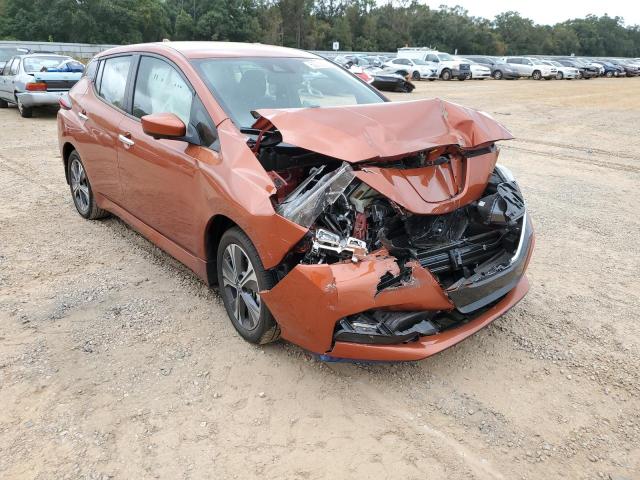 NISSAN LEAF SV PL 2022 with VIN 1N4BZ1CV2NC561369 - Photo from auction