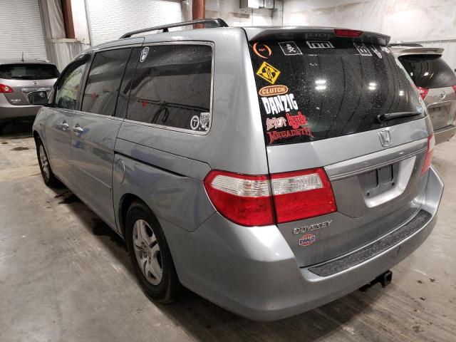 Photo 3 from auction – 2007 HONDA ODYSSEY EX with VIN 5FNRL38657B047111