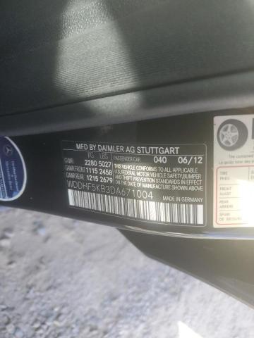 Photo 10 from auction – 2013 MERCEDES-BENZ E 350 with VIN WDDHF5KB3DA671004