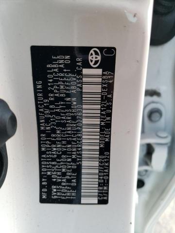 Photo 10 from auction – 2020 TOYOTA COROLLA SE with VIN 5YFS4RCE8LP027630