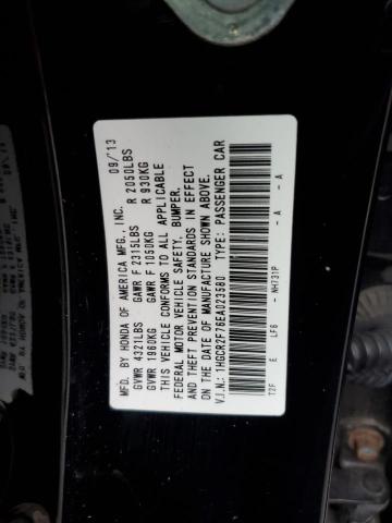 Photo 10 from auction – 2014 HONDA ACCORD EX with VIN 1HGCR2F76EA023580