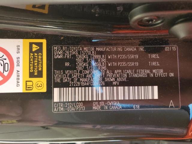 Photo 10 from auction – 2015 LEXUS RX 450H with VIN 2T2ZB1BA4FC004026