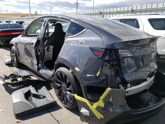 Photo 3 from auction – 2022 TESLA MODEL Y with VIN 7SAYGDEF8NF514693
