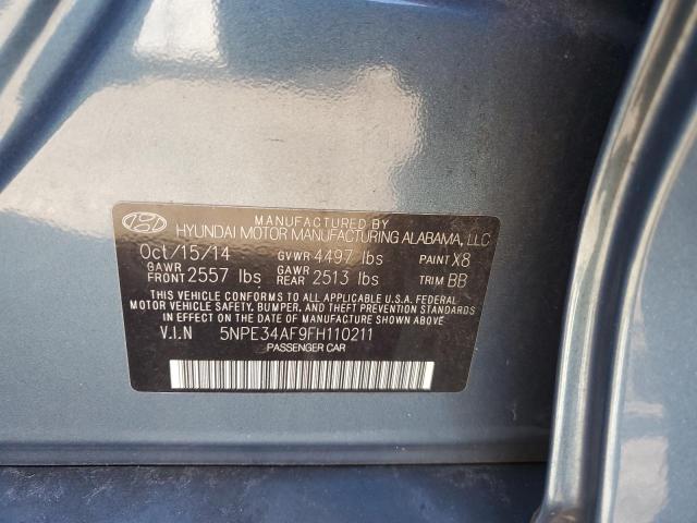 Photo 10 from auction – 2015 HYUNDAI SONATA SPO with VIN 5NPE34AF9FH110211