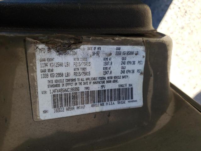 Photo 10 from auction – 1998 JEEP GRAND CHER with VIN 1J4FX48S0WC189396