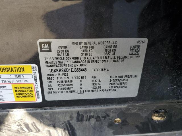 Photo 10 from auction – 2014 GMC ACADIA SLT with VIN 1GKKRSKD1EJ368445