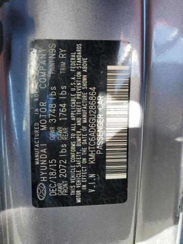 Photo 10 from auction – 2016 HYUNDAI VELOSTER with VIN KMHTC6AD6GU286864