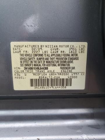 Photo 10 from auction – 2009 NISSAN SENTRA 2.0 with VIN 3N1AB61E49L644308