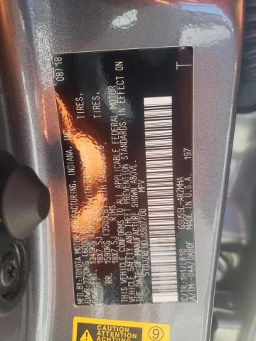 Photo 10 from auction – 2018 TOYOTA HIGHLANDER with VIN 5TDJZRFH0JS907700