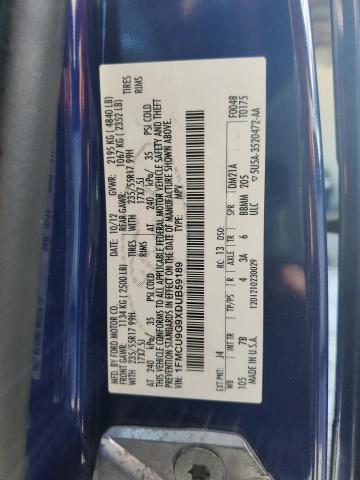 Photo 10 from auction – 2013 FORD ESCAPE SE with VIN 1FMCU9G9XDUB59189