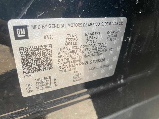 Photo 10 from auction – 2020 CHEVROLET BLAZER 2LT with VIN 3GNKBHRS2LS709216