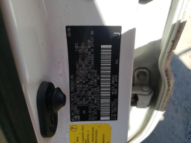 Photo 10 from auction – 2007 TOYOTA HIGHLANDER with VIN JTEGP21AX70128992