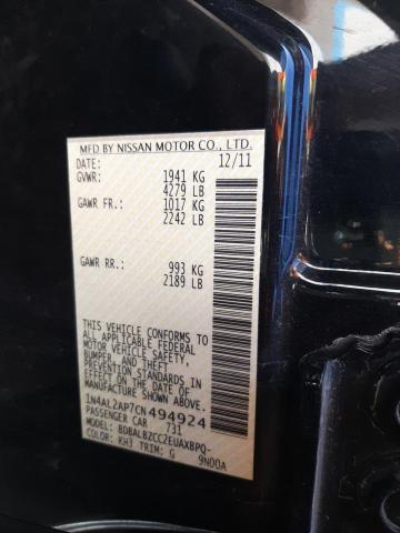 Photo 10 from auction – 2012 NISSAN ALTIMA BAS with VIN 1N4AL2AP7CN494924