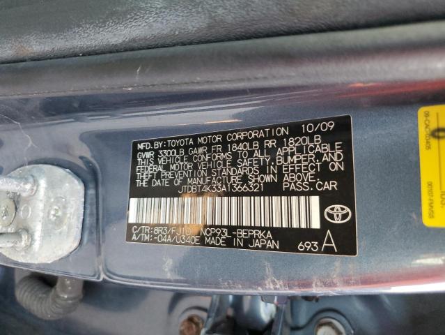 Photo 10 from auction – 2010 TOYOTA YARIS with VIN JTDBT4K33A1366321