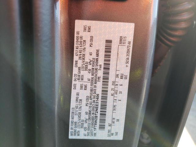 Photo 10 from auction – 2022 FORD F250 SUPER with VIN 1FT8W2BT2NEE31406