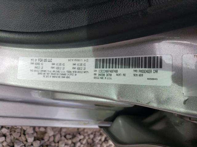 Photo 10 from auction – 2015 CHRYSLER 200 LIMITE with VIN 1C3CCCAB6FN687488