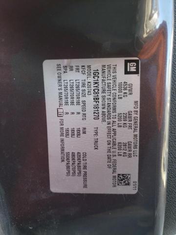 Photo 10 from auction – 2011 CHEVROLET SILVERADO with VIN 1GC1KYC81BF181270