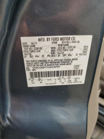 Фото 10 с аукциона – 2012 FORD ESCAPE XLT с VIN 1FMCU0D77CKA16757