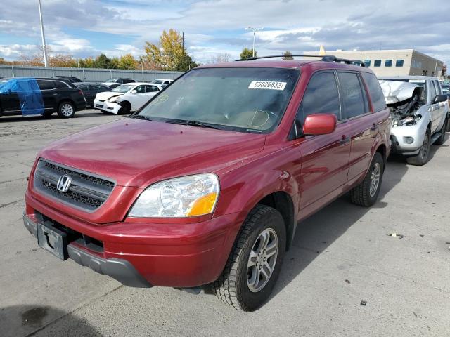 Photo 2 from auction – 2004 HONDA PILOT EXL with VIN 2HKYF18544H549667