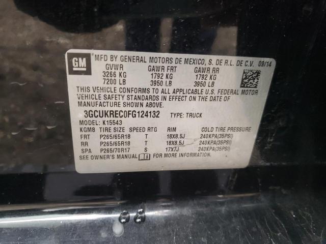 Photo 10 from auction – 2015 CHEVROLET SILVERADO with VIN 3GCUKREC0FG124132