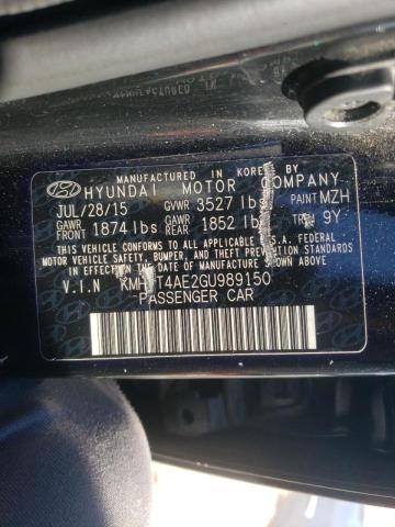 Photo 10 from auction – 2016 HYUNDAI ACCENT SE with VIN KMHCT4AE2GU989150