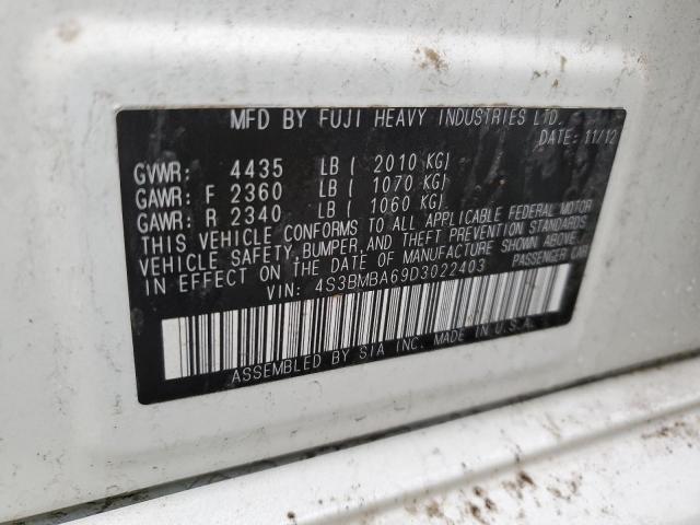 Photo 10 from auction – 2013 SUBARU LEGACY 2.5 with VIN 4S3BMBA69D3022403