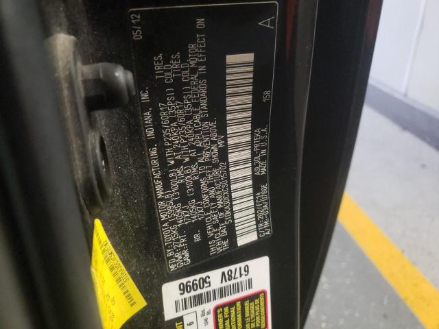 Photo 10 from auction – 2012 TOYOTA SIENNA BAS with VIN 5TDKA3DCXCS015702
