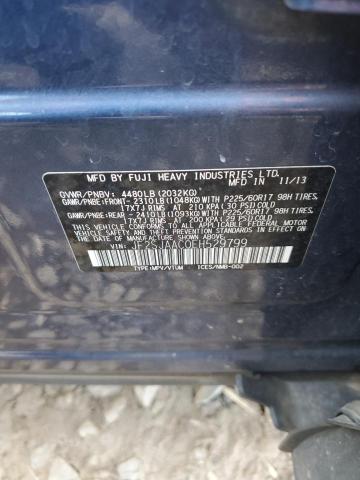 Photo 10 from auction – 2014 SUBARU FORESTER 2 with VIN JF2SJAAC0EH529799