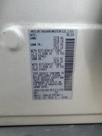 Photo 10 from auction – 2014 NISSAN ROGUE S with VIN 5N1AT2ML9EC852120