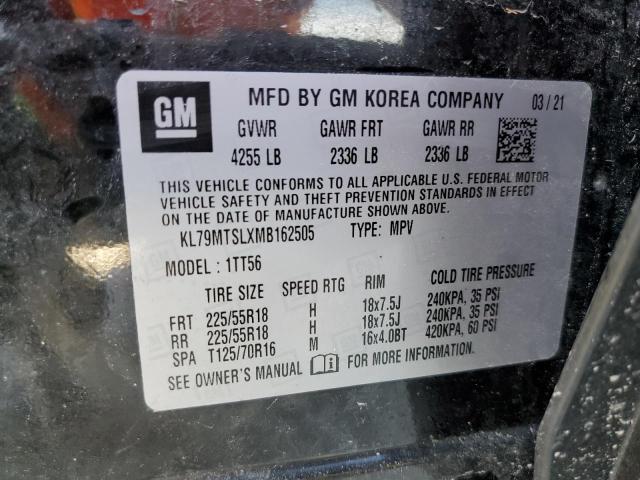 Photo 10 from auction – 2021 CHEVROLET TRAILBLAZE with VIN KL79MTSLXMB162505