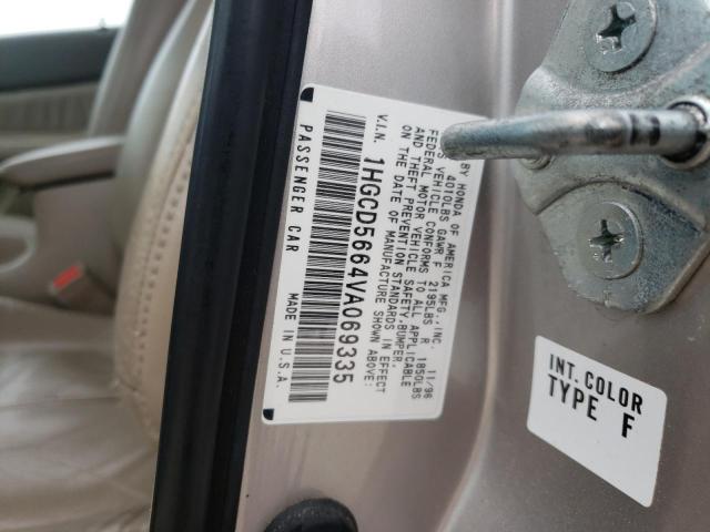 Photo 10 from auction – 1997 HONDA ACCORD EX with VIN 1HGCD5664VA069335