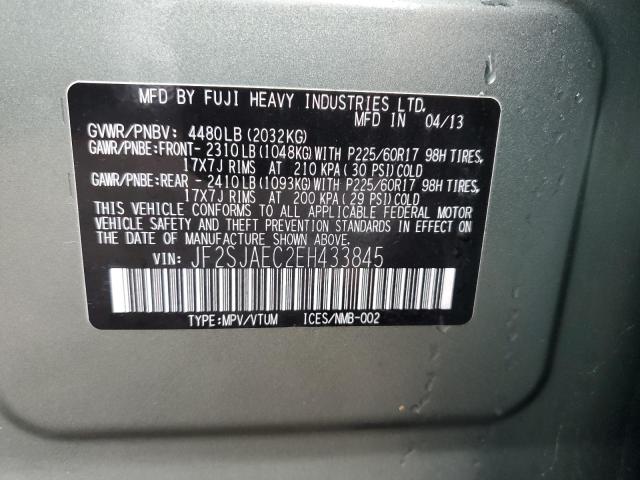 Photo 10 from auction – 2014 SUBARU FORESTER 2 with VIN JF2SJAEC2EH433845
