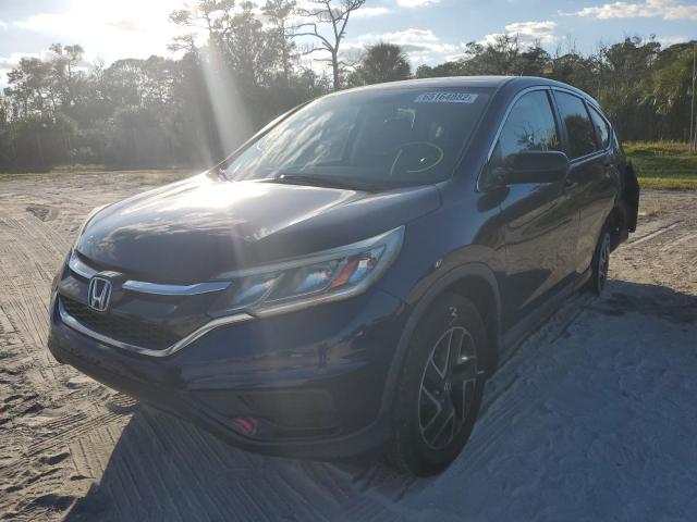 Photo 2 from auction – 2016 HONDA CR-V SE with VIN 2HKRM3H45GH522740