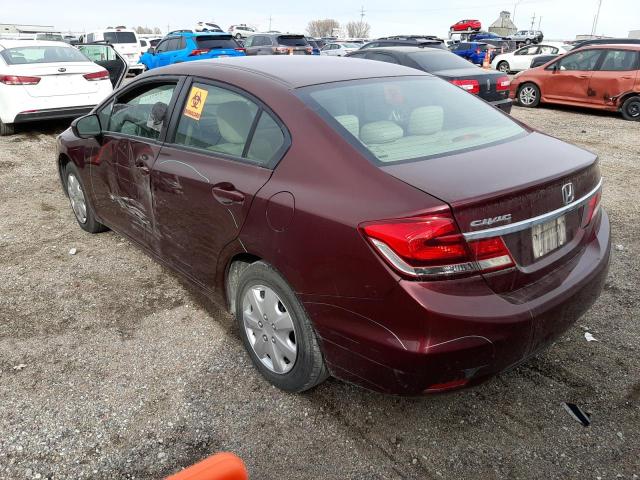 Photo 3 from auction – 2014 HONDA CIVIC LX with VIN 19XFB2F5XEE232090